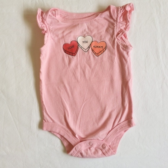 george valentines day matching outfit set 3-6 months baby girl - Picture 3 of 7